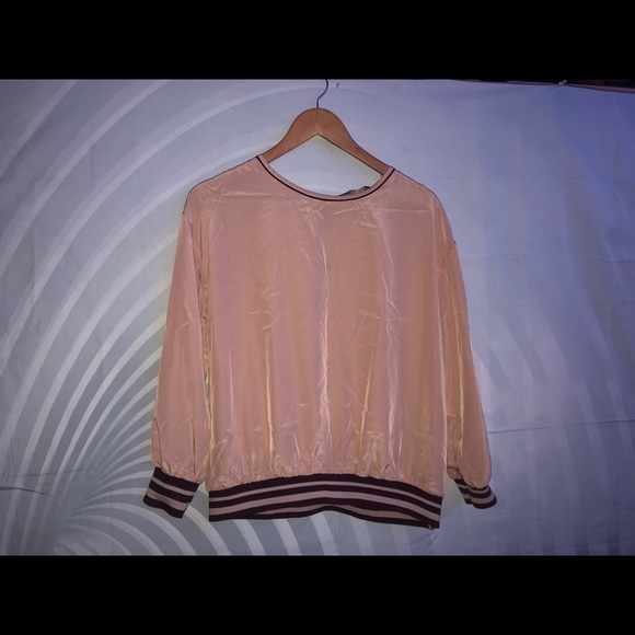 Zara Contrasting Rib Top - Picture 7 of 7